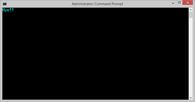 clean-blank-cmd-screen