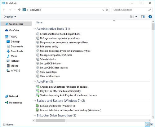 The List of Useful Windows 10 Tips and Tricks for Desktop GodMode