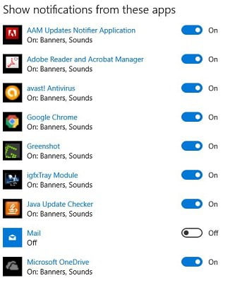 The List of Useful Windows 10 Tips and Tricks for Desktop Show or hide notifications from specific app