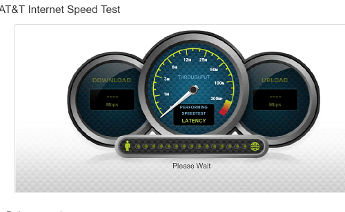 internet speed test att