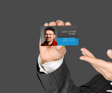 contact card with photo min