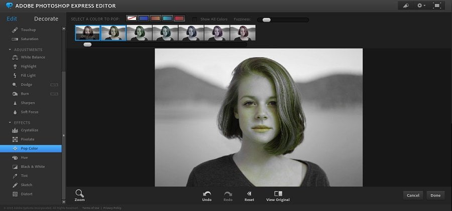 adobe photoshop express editor free online