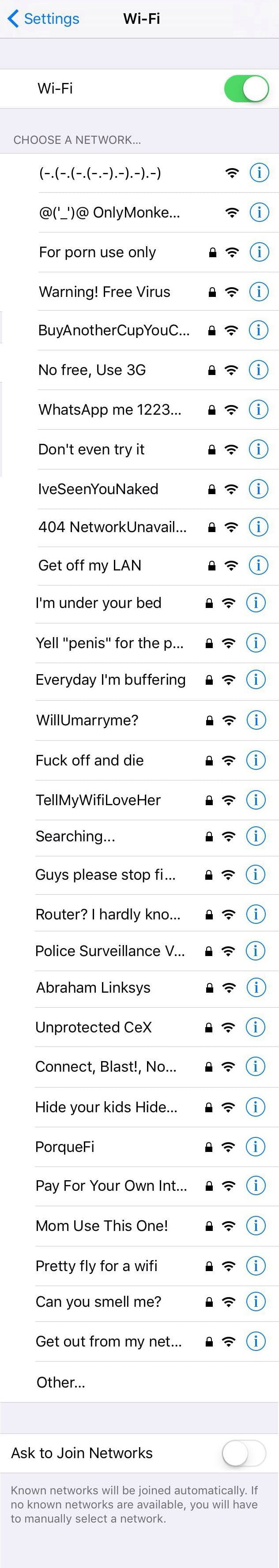 The List Of Best Awesome And Funny Wi Fi Names Ssid Vintaytime