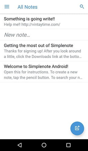 simplenote alternatives