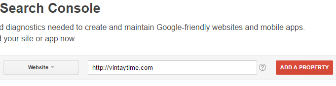 add property search console