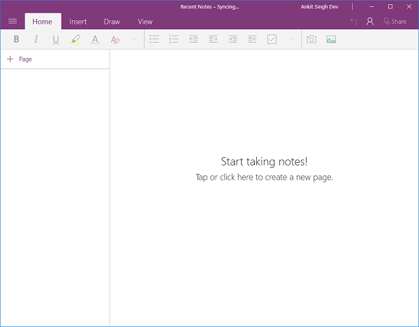 onenote evernote typing