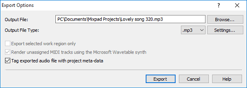 mixpad-export