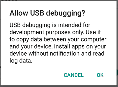 Android-allow-usb-debugging