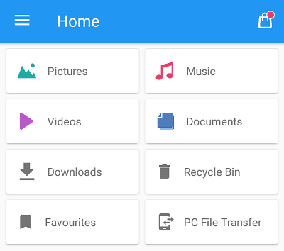 File Commander app