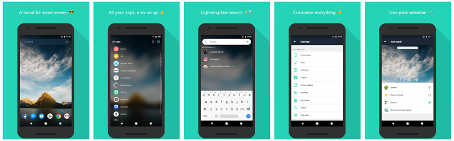 Evie Launcher screenshots