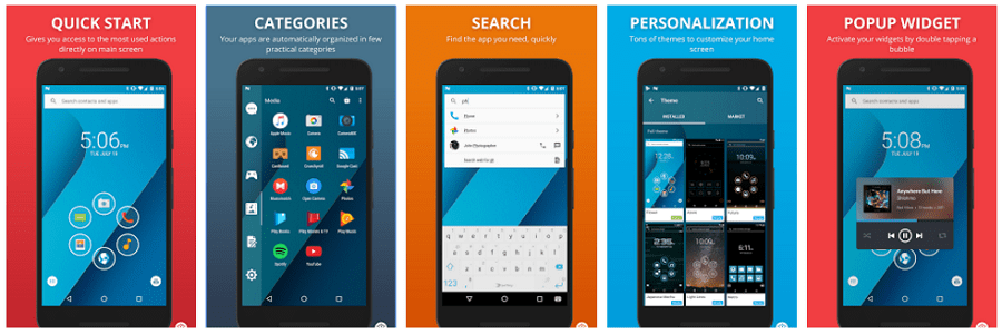 Smart Launcher screenshots