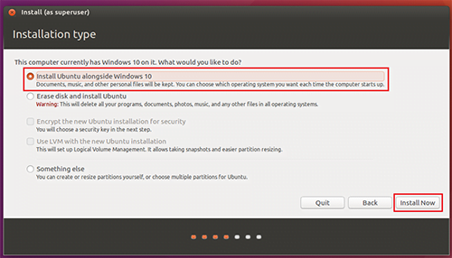 install ubuntu os on windows computer