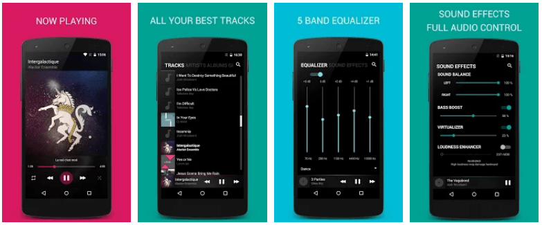 BlackPlayer Music Player android screenshots