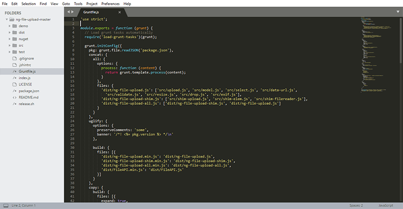 sublime text editor grep