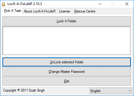 folder lock for windows7