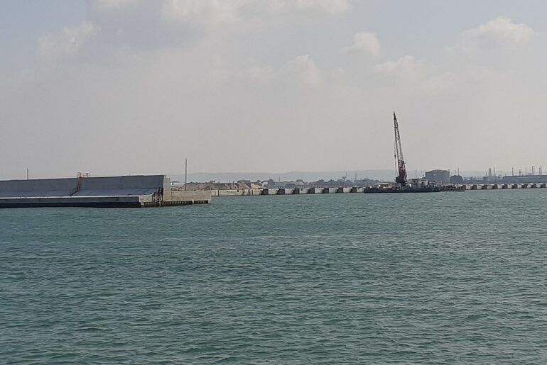 1440px Namal ha Mifratz Under Constraction Haifa port