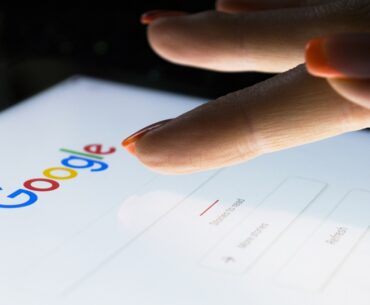google suche auf tablet