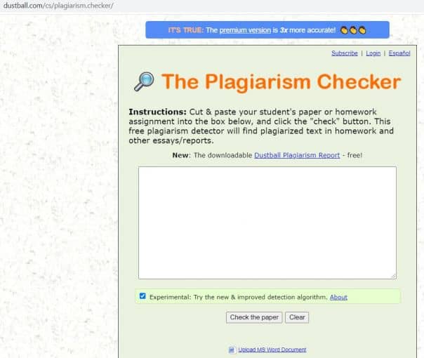 turnitin free plagiarism checker