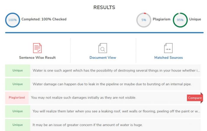 turnitin plagiarism