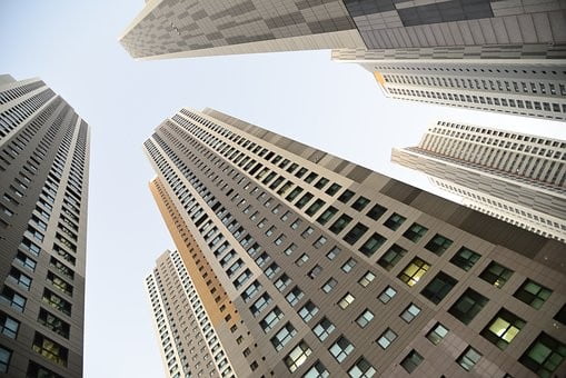 tall buildings city
