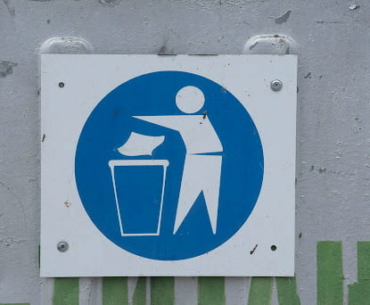 diposable sign