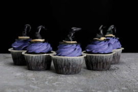 purple cupcake
