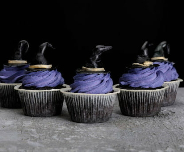 purple cupcake