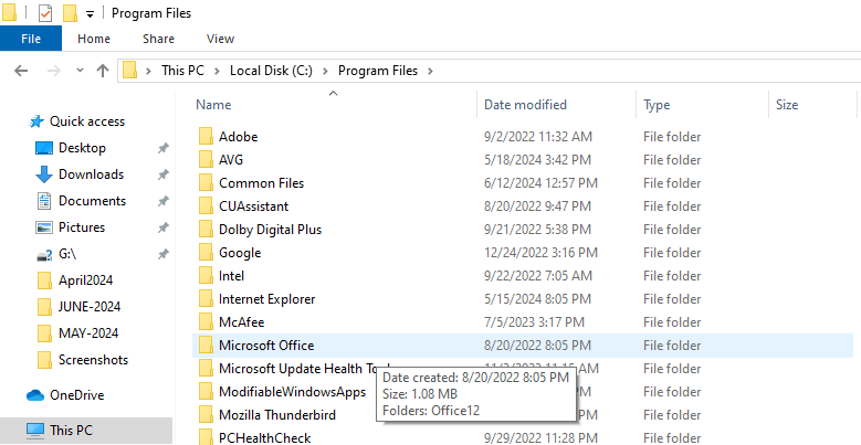 Program Files